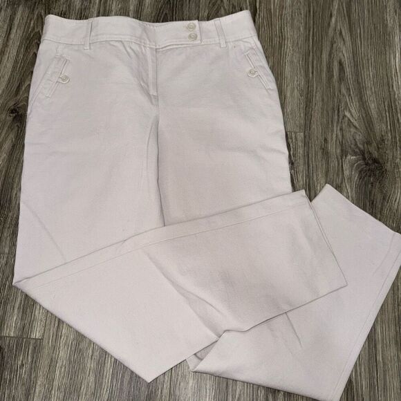Ann Taylor Loft Stretch Lavender Size 6 straight leg pants - Picture 1 of 4